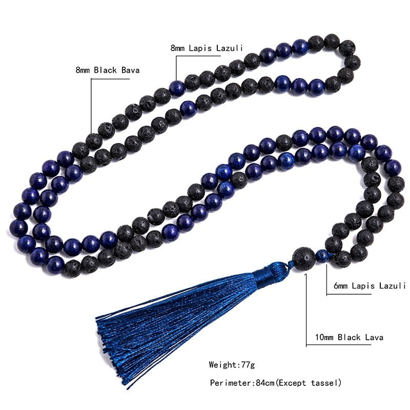 108 Diffuser Mala for Enlightenment and Grounding Necklaces