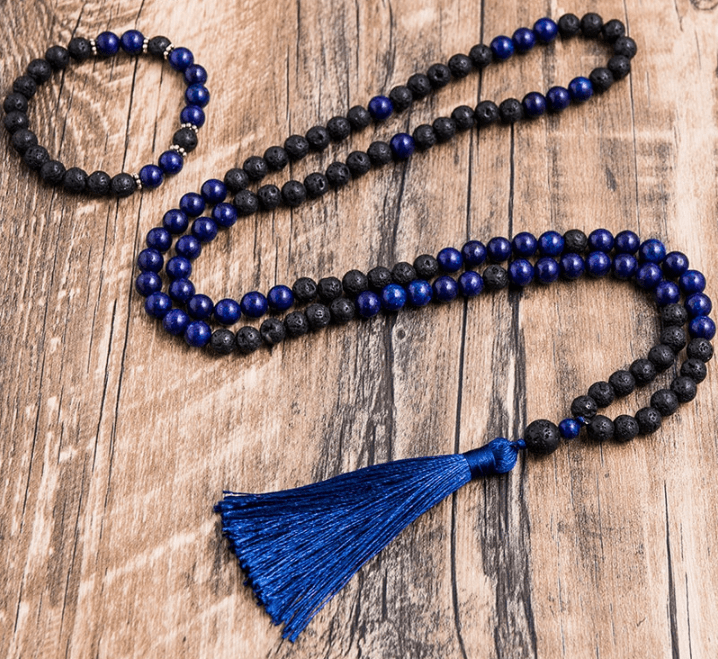 108 Diffuser Mala for Enlightenment and Grounding Set Necklaces