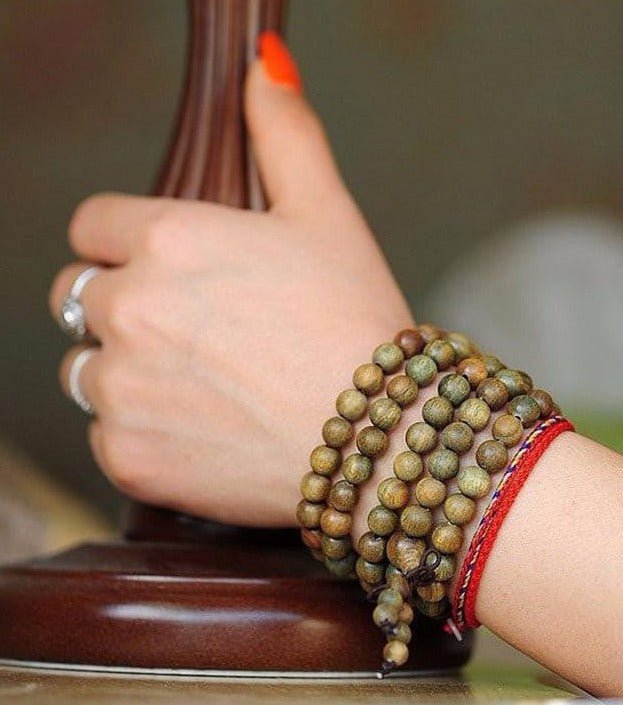 108 Sandalwood Prayer Mala Bracelet Bracelets