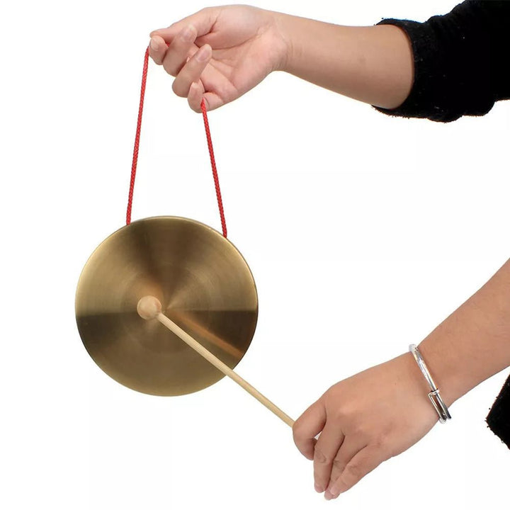 10cm/4 inch gongs, mini brass gongs, drums, orff percussion instruments Brass