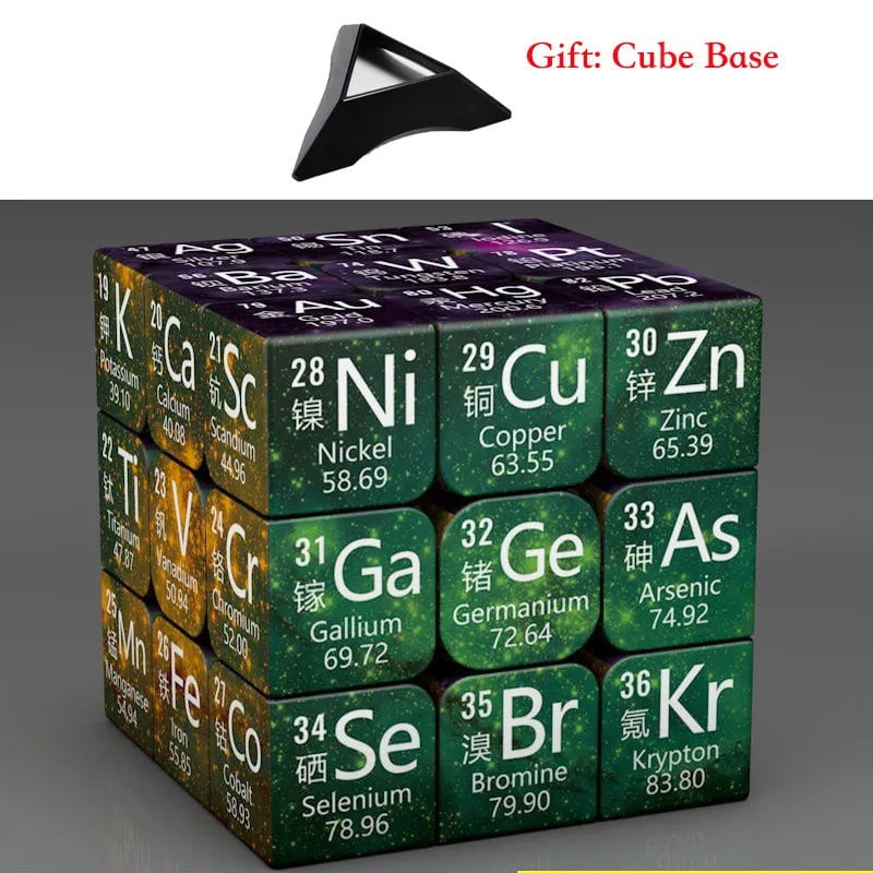 3x3x3 Logical Science Puzzle Cube Chemistry