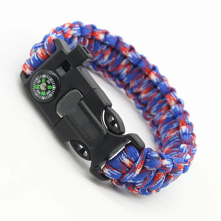 5-in-1 Tactical Paracord Bracelet C9-No Flint