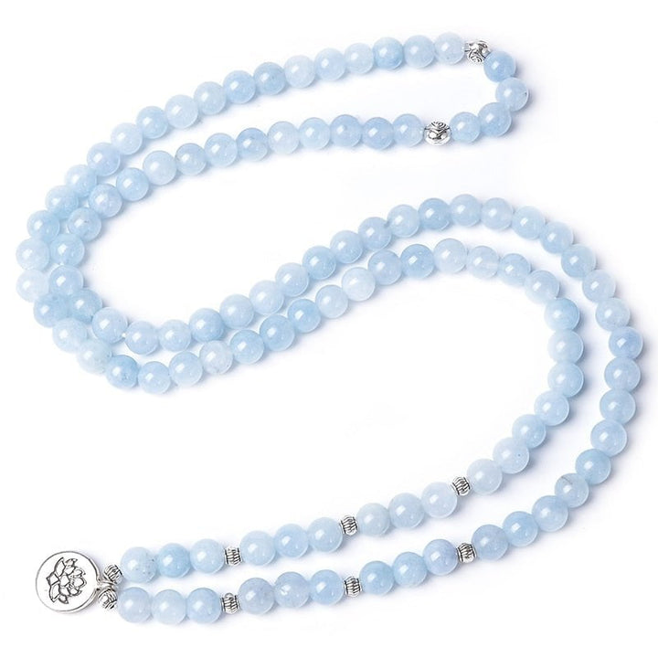 Aquamarine Inspirational Mala Bracelet Bracelets