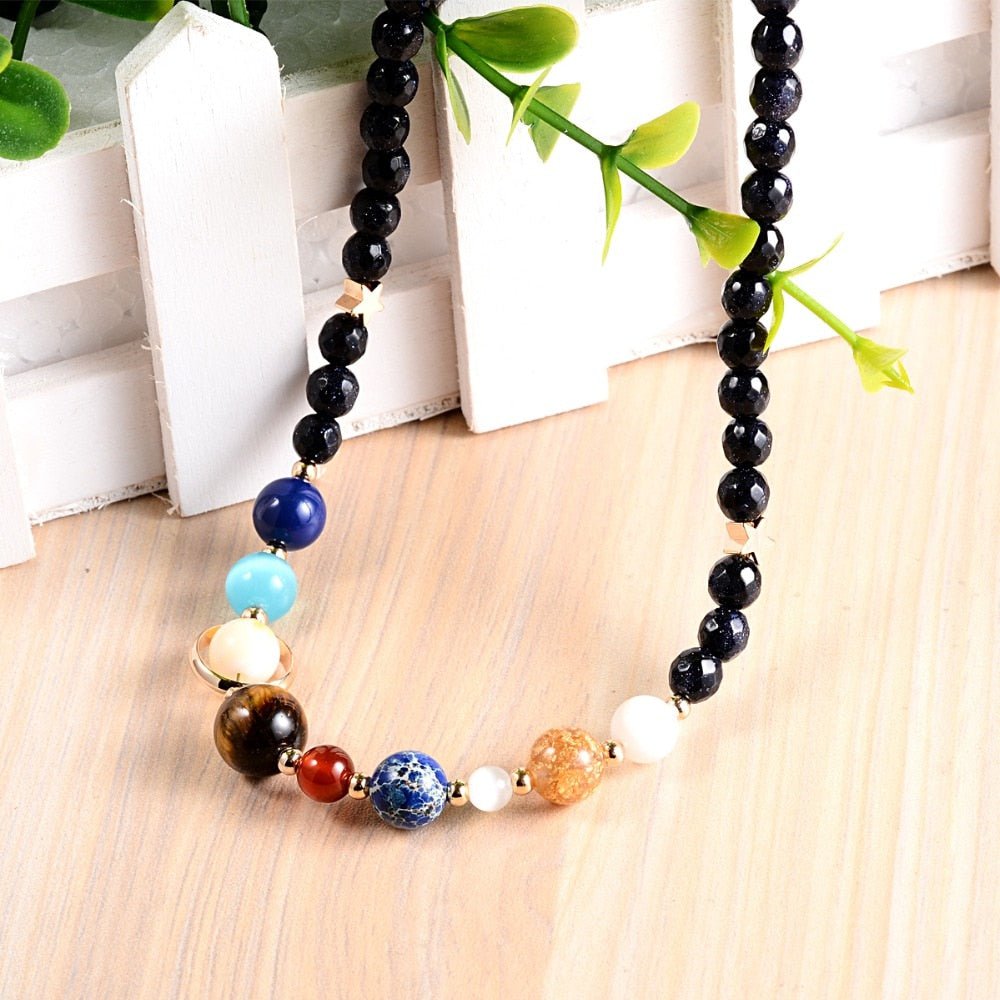 Cosmic Healer Gemstone Necklace Necklaces