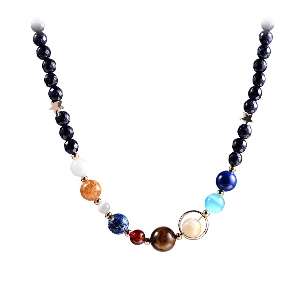 Cosmic Healer Gemstone Necklace Necklaces