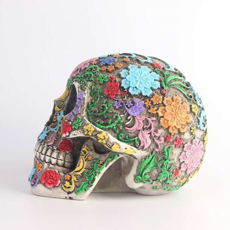 Dia de Los Muertos Skull Statue Decor