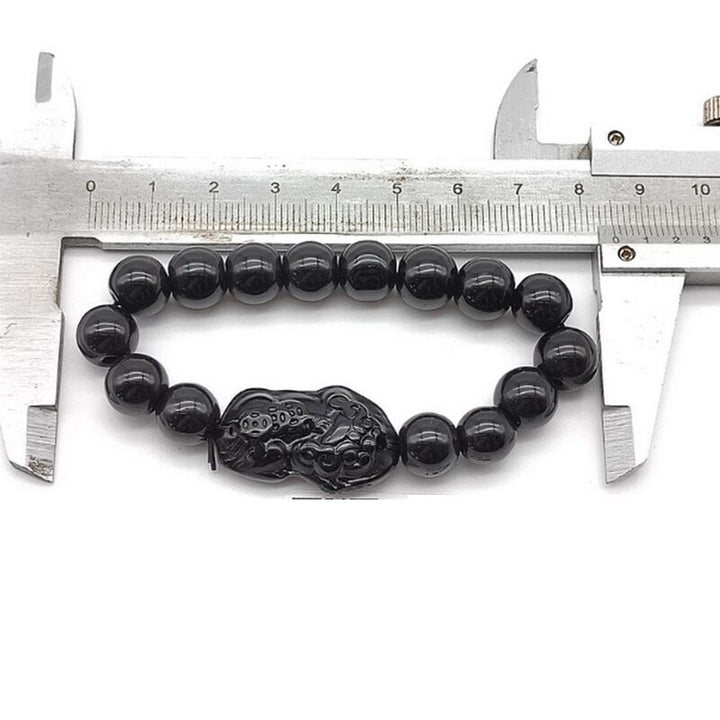 Double Blessings Obsidian Pi Xiu Bracelet Bracelets