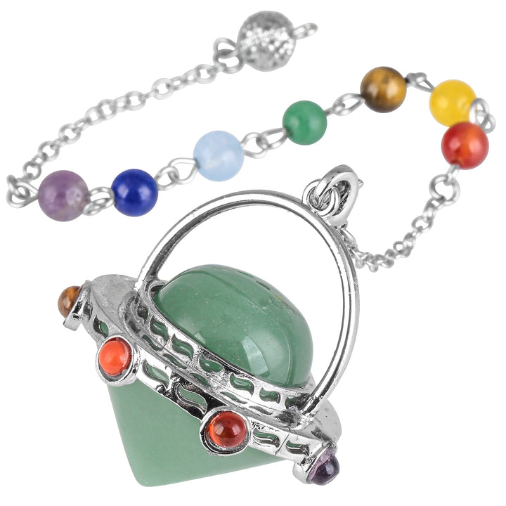 Galactic Crystal Pendulum Green Aventurine