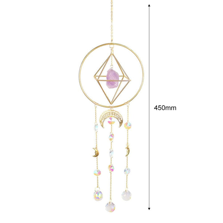 Handmade Amethyst Suncatcher Decor