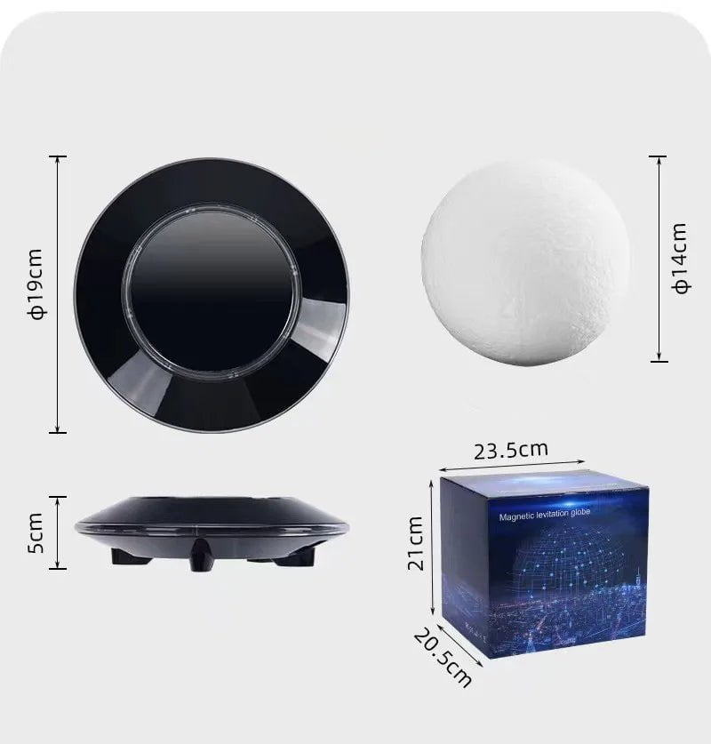 Magnetic Levitation Lunar Lamp Decor