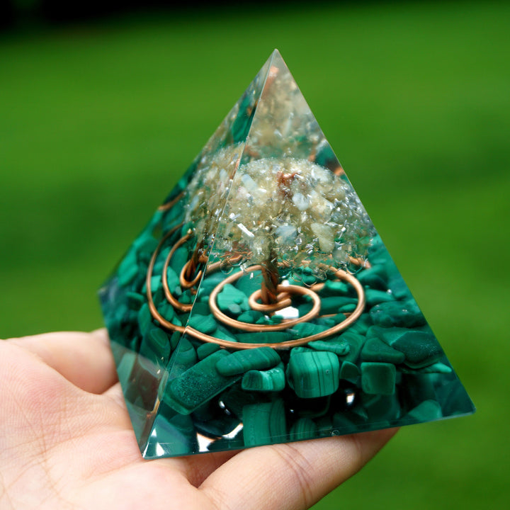 Malachite Pyramid for Transformation Pyramids