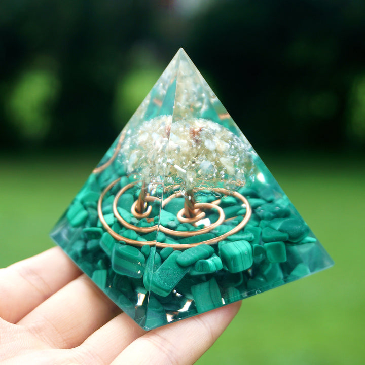 Malachite Pyramid for Transformation Pyramids