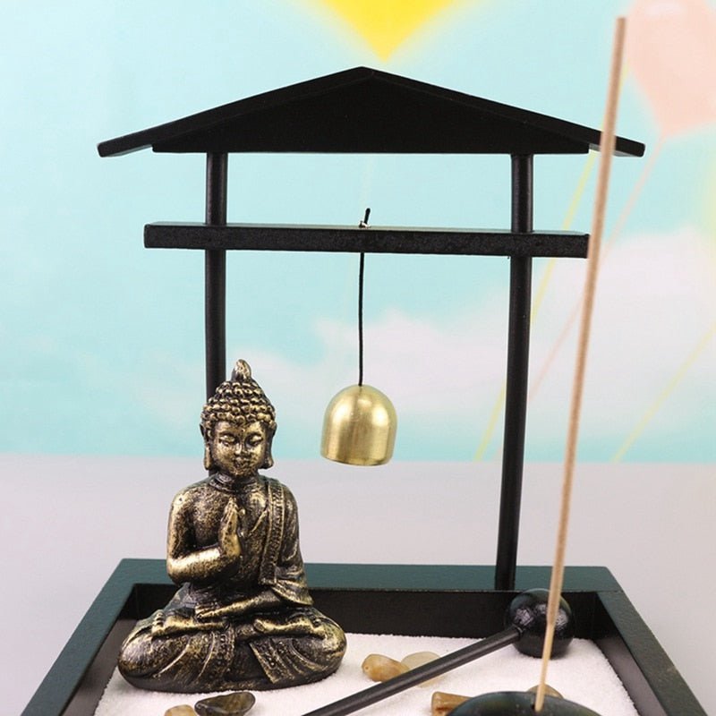 Mini Zen Garden Sand Tray Kit Decor