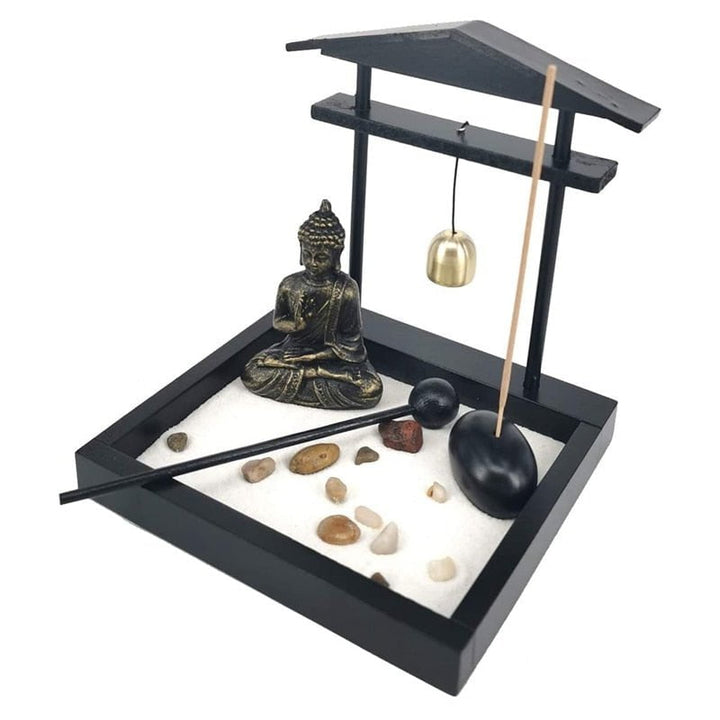 Mini Zen Garden Sand Tray Kit Decor