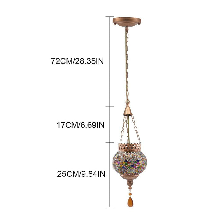 Mosaic Moroccan Pendant Light Decor