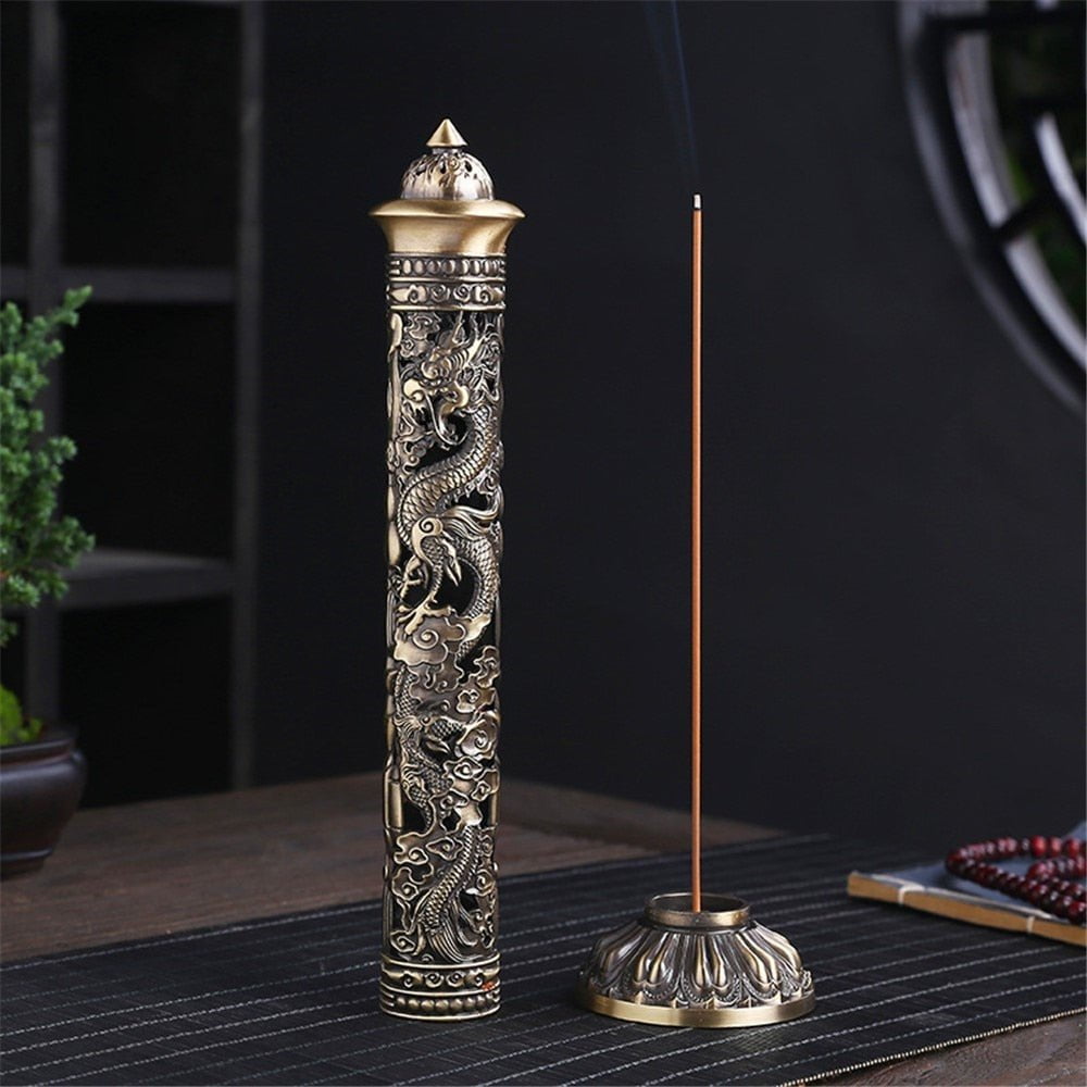 Mystic Dragon Incense Holder Decor