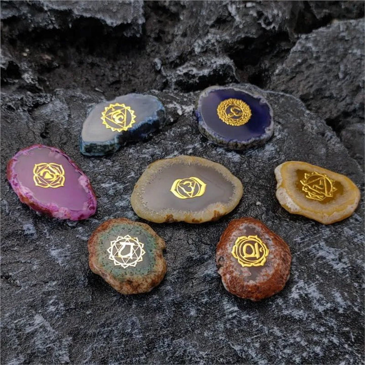 Natural Crystal Energy Healing Set