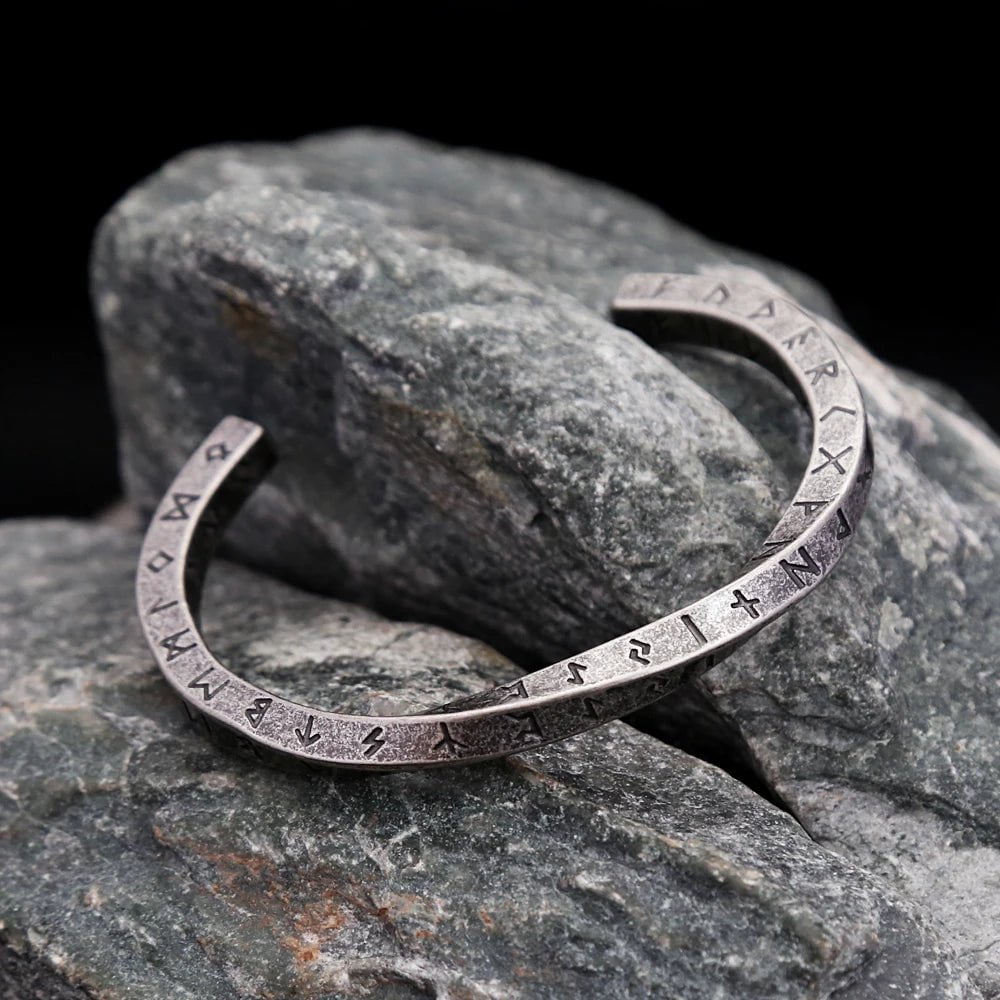 Nordic Viking Twisted Cuff Bangles