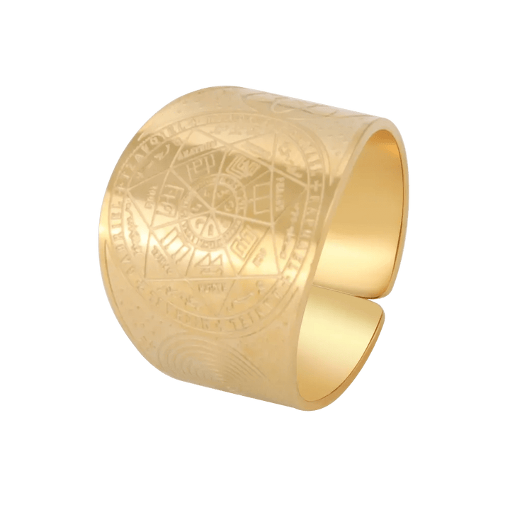 Seal of The 7 Archangels Protection Ring Archangels gold / 8