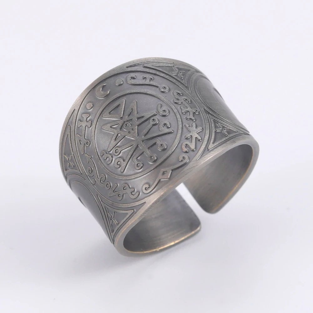 Seal of The 7 Archangels Protection Ring Lilith B / 8