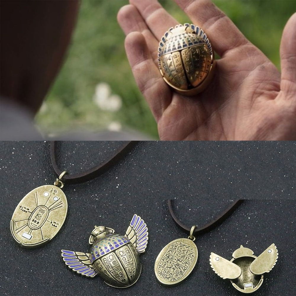 The Scarab: Moon Knight Compass Necklace Necklaces