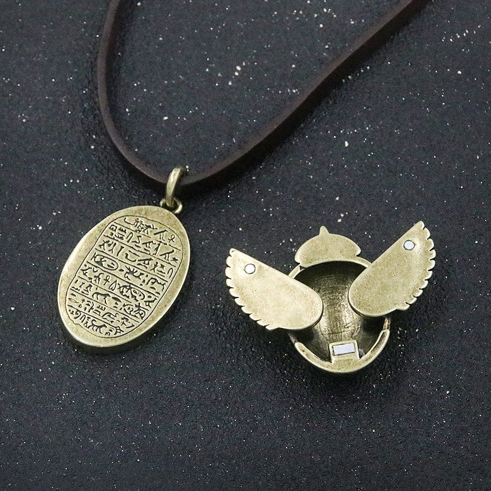 The Scarab: Moon Knight Compass Necklace Necklaces