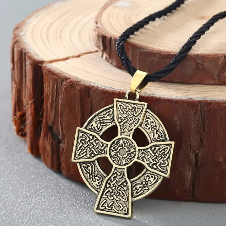 Viking Sun Cross Rune Necklace Necklaces