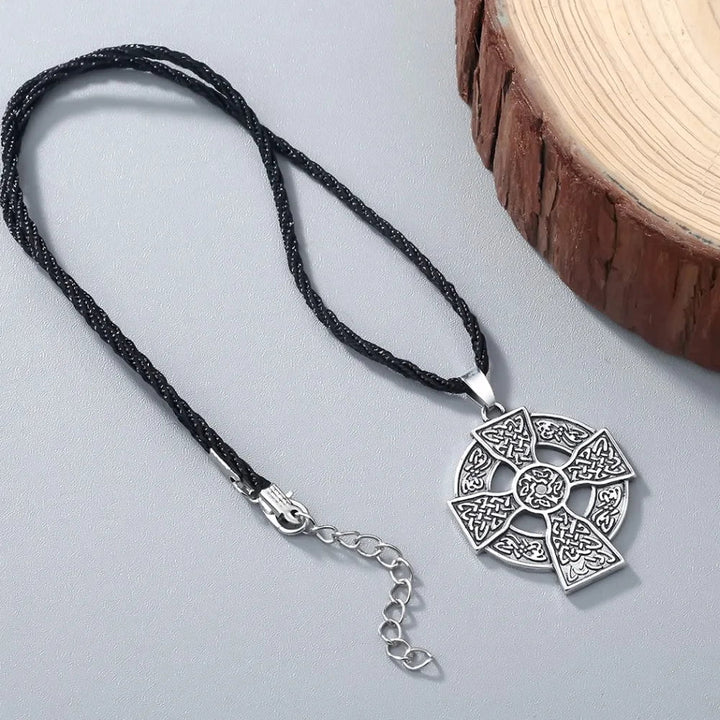 Viking Sun Cross Rune Necklace Necklaces