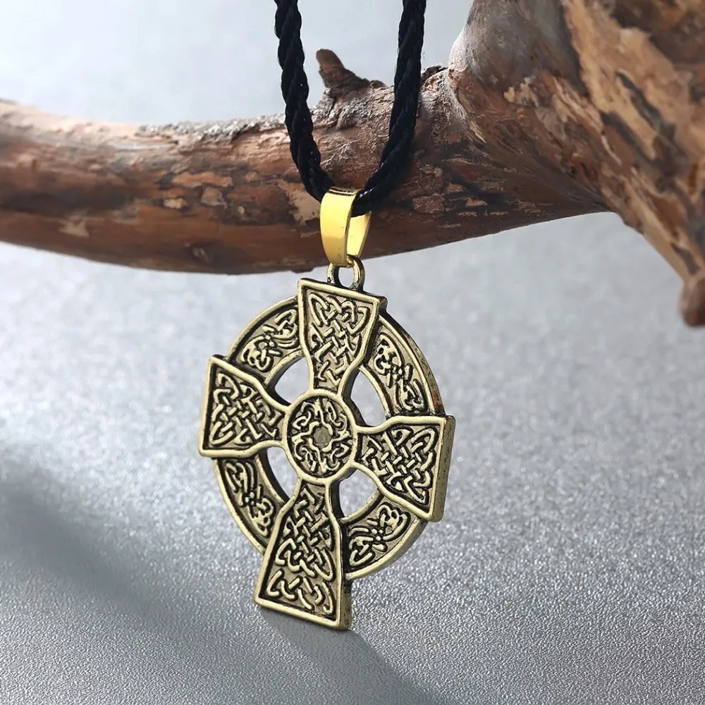 Viking Sun Cross Rune Necklace Necklaces