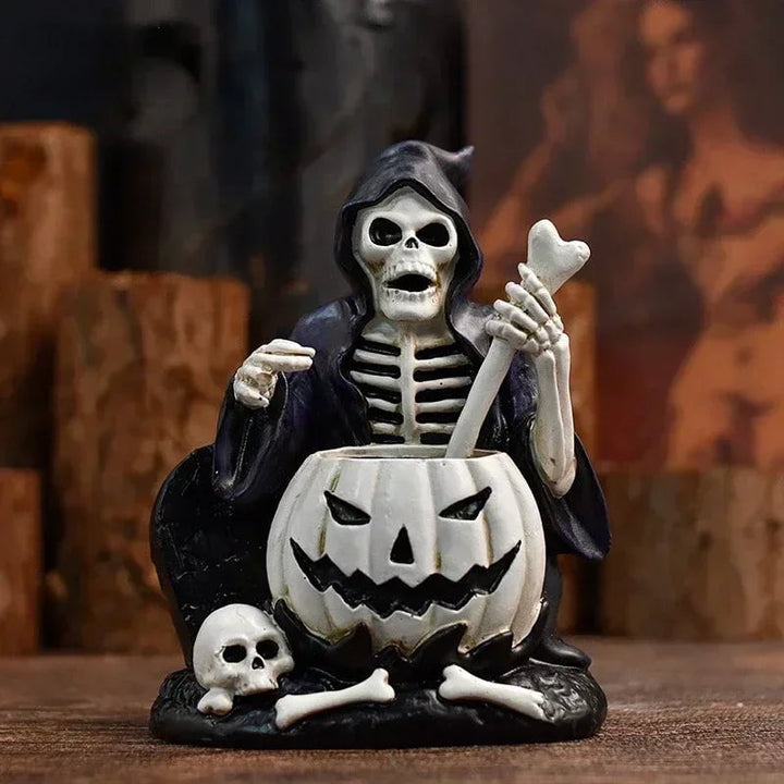 Yoga Skeleton Figurines Sculptures