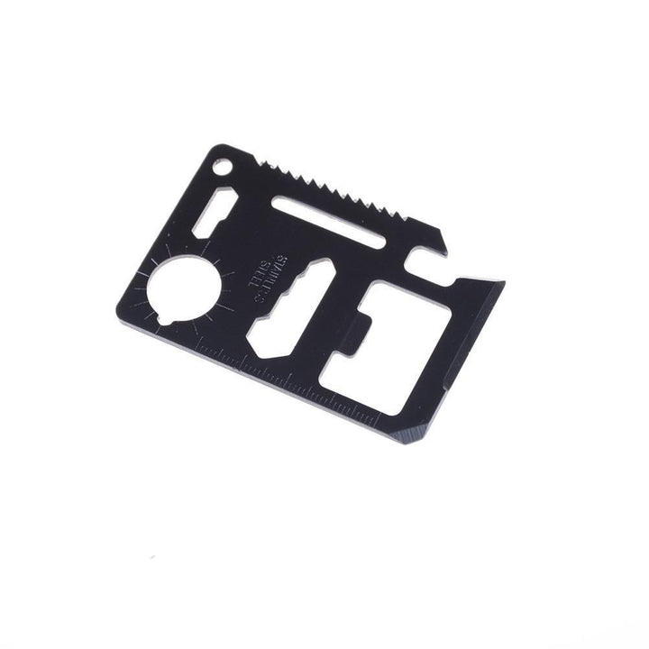 11-in-1 Multi Function Tool Card Black Tools