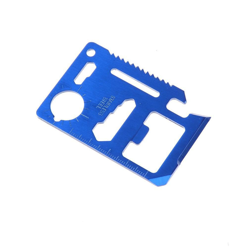 11-in-1 Multi Function Tool Card Blue Tools