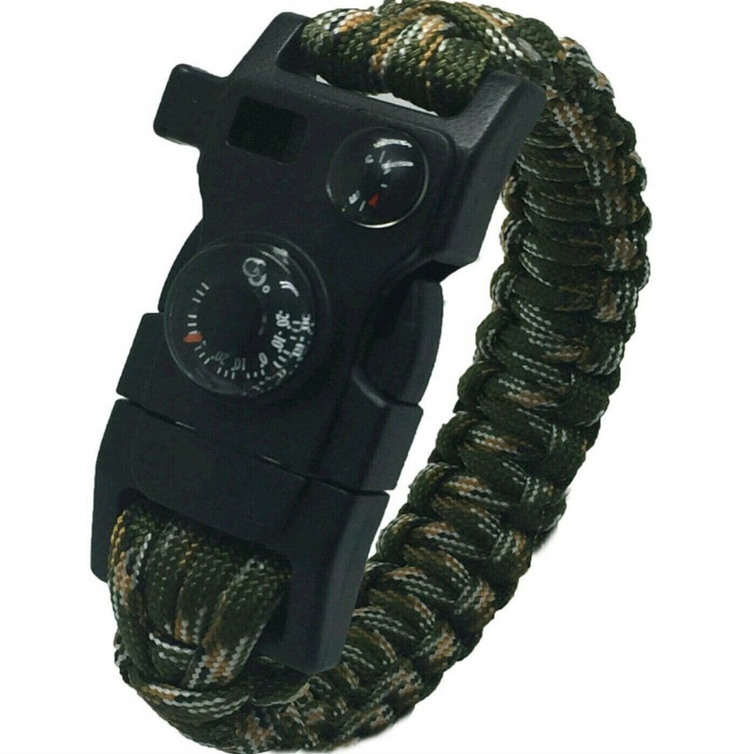 15 in 1 Multifunctional Outdoor Survival Bracelet Bracelets