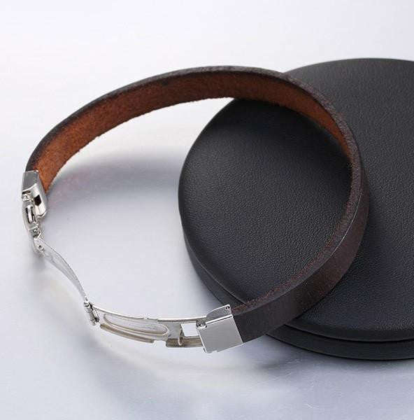 3 Buckle Genuine Leather Belt Bracelet Bracelets