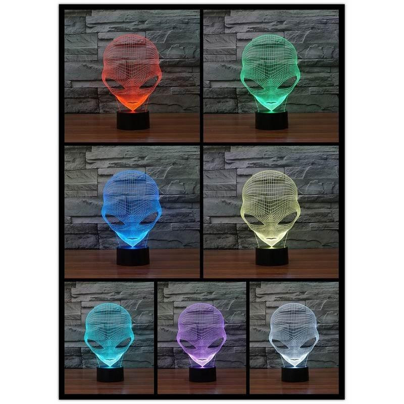 3D LED Alien Matrix Table Lamp LED Lamp