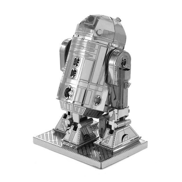 3D Metallic Spacecraft Nano Scale Models R2D2 Toys