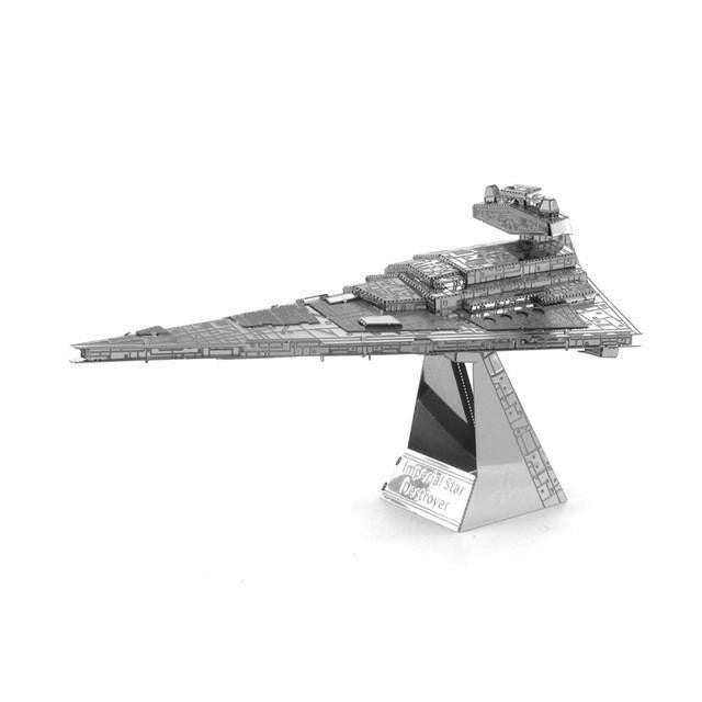 3D Metallic Spacecraft Nano Scale Models Star Destroyer Toys