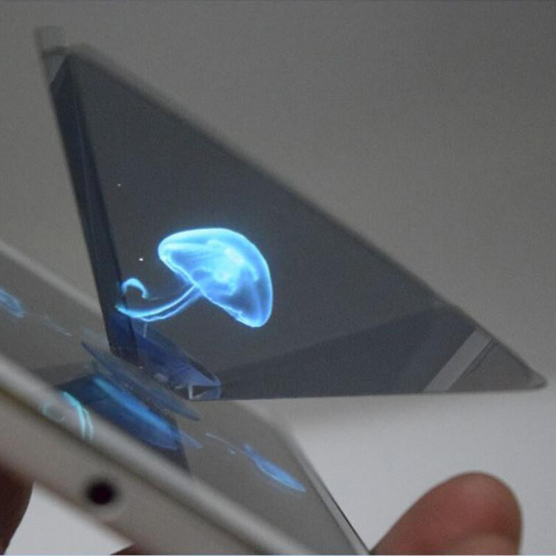 3D Pyramid Hologram Projector Toys