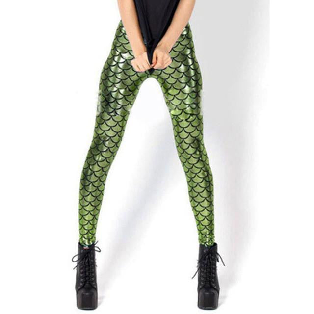 Amazing Mermaid Leggings Light Green / L Clothing