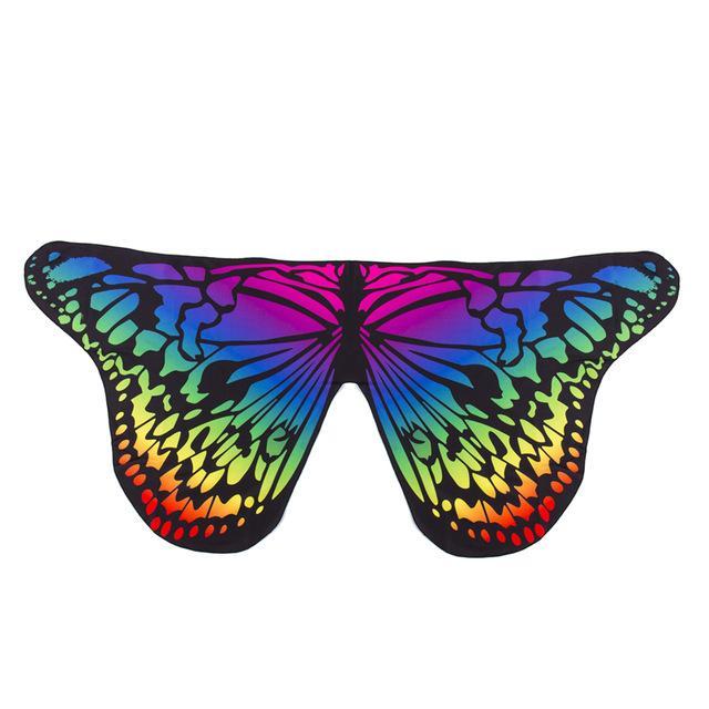 Butterfly Wings Beach Shawl Multicolored / One Size Accessories