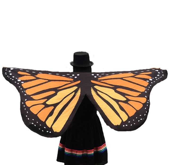 Butterfly Wings Beach Shawl Orange Accessories