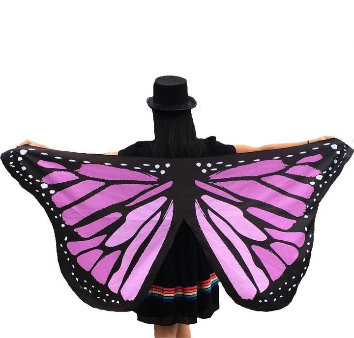 Butterfly Wings Beach Shawl Purple Accessories