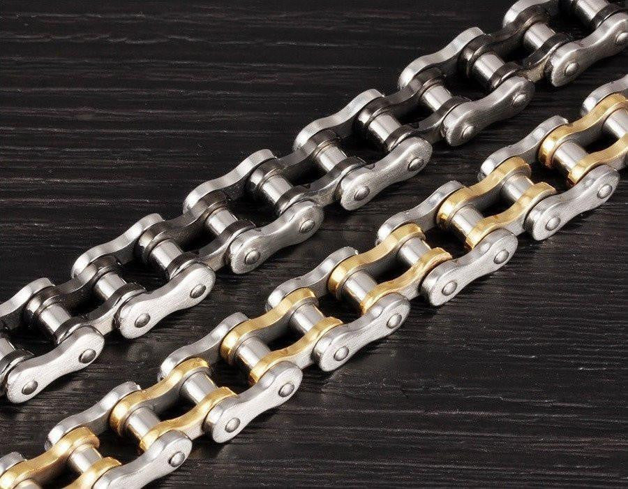 Cool Stainless Steel Men's Biker Chain Bracelet Bracelets