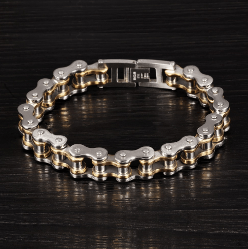 Cool Stainless Steel Men's Biker Chain Bracelet Bracelets