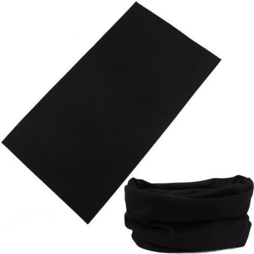 Elastic Seamless Multifunctional Bandana Black Bandana