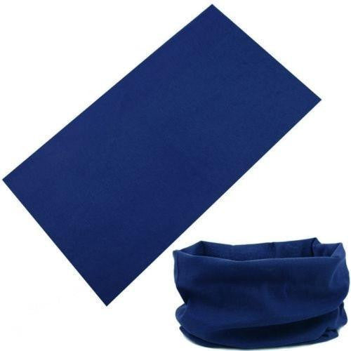 Elastic Seamless Multifunctional Bandana Deep Blue Bandana