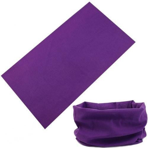 Elastic Seamless Multifunctional Bandana Purple Bandana