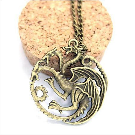 Game Of Thrones Targaryen Necklace Copper Plated Necklaces