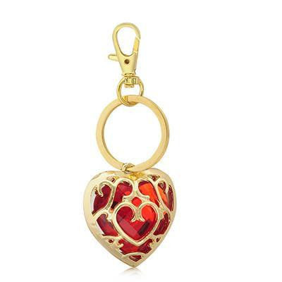 Hollow Heart Pendant Necklace red keychain Necklaces