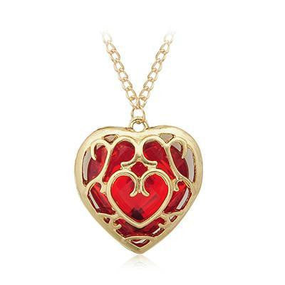 Hollow Heart Pendant Necklace red necklace Necklaces